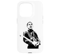 Carcasa para iPhone 15 Pro Obama Rock Guitar Demócrata Barack Obama Presidente Estadounidense