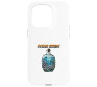 Carcasa para iPhone 15 Pro Océano Dentro Botella Arte Vida Marina Espiral Escena