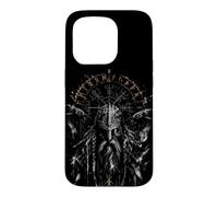 Carcasa para iPhone 15 Pro Odin Cuervos Hugin Odins Wotan Vikingo nórdico Dios Viking