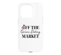 Carcasa para iPhone 15 Pro Off The Online Dating Market Bridal Shower Bride Newlywed
