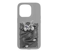 Carcasa para iPhone 15 Pro Oficial Spiral Bright Eyes Kitten Gothic Fantasy