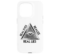 Carcasa para iPhone 15 Pro Ojo Que Todo lo ve - 'Los Ojos Reales se Dan Cuenta de la pirámide de mentiras Reales