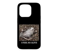 Carcasa para iPhone 15 Pro Opossum I Feel So Alive Playing Dead Humor irónico sarcástico