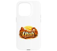 Carcasa para iPhone 15 Pro Orgullo del Paisaje del Atardecer del cañón del Desierto de Utah