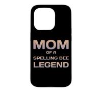 Carcasa para iPhone 15 Pro Orgullosa Mamá De Una Leyenda De La Abeja De Ortografía Ganadora