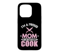 Carcasa para iPhone 15 Pro Orgullosa Mamá Impresionante Cocinar Mamá