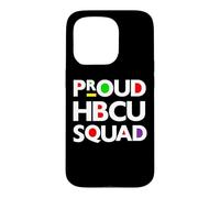 Carcasa para iPhone 15 Pro Orgulloso HBCU Squad Senior Graduación Estudiante Universitario Diversión