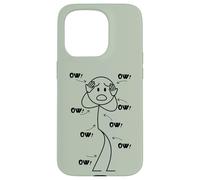 Carcasa para iPhone 15 Pro OW OW Stick Character Figure Humor Chronic Pain Awareness