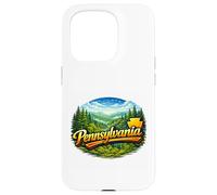 Carcasa para iPhone 15 Pro Paisaje escénico del Valle del Bosque de Pensilvania