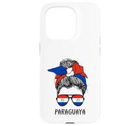 Carcasa para iPhone 15 Pro Paraguayan Paraguaya Girl Paraguayan Heritage Paraguay Flag