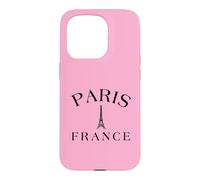 Carcasa para iPhone 15 Pro PARÍS Simple Elegante Chic con Torre Eiffel