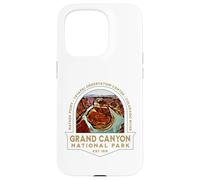 Carcasa para iPhone 15 Pro Parque Nacional del Gran Cañón Arizona USA Rutas de Senderismo Retro
