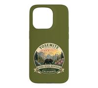 Carcasa para iPhone 15 Pro Parque Nacional Yosemite California USA Sierra Nevada Souvenir