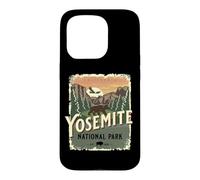Carcasa para iPhone 15 Pro Parque Nacional Yosemite California USA Vintage Travel Design