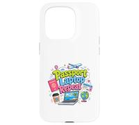 Carcasa para iPhone 15 Pro Pasaporte Laptop Repeat Travel Work Lifestyle Design