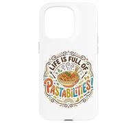 Carcasa para iPhone 15 Pro Pasta Lover Comida Italiana Juego de Palabras Spaghetti Noodle