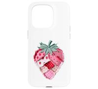 Carcasa para iPhone 15 Pro Patchwork Fresa Country Farmhouse Style