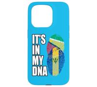 Carcasa para iPhone 15 Pro Patrimonio de la Bandera de ADN de Barbados y Guyana
