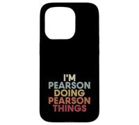 Carcasa para iPhone 15 Pro Pearson Name Pearson Personalized Name First Given