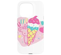 Carcasa para iPhone 15 Pro Peppa Pig Ice Cream