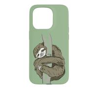 Carcasa para iPhone 15 Pro Perezoso Abrazando Relajado Dormir Adolescente Cansado Perezoso Lento