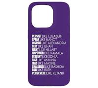 Carcasa para iPhone 15 Pro PERSISTE como LA Regla DE Elizabeth Ruth Persevere KETANJI KBJ Meme