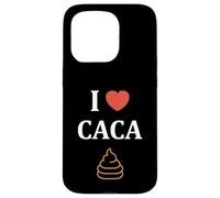 Carcasa para iPhone 15 Pro Péteur prout J'aime le Caca Humour i Love Caca
