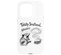 Carcasa para iPhone 15 Pro Pi Day Totally Irrational Zarigüeya Juego de Palabras matemáticas Gritando zarigüeya