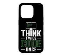 Carcasa para iPhone 15 Pro Piensa Dos Veces código una Vez