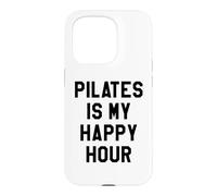 Carcasa para iPhone 15 Pro Pilates is My Happy Gym Hour Women Girls Do Pilates Sayings