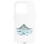 Carcasa para iPhone 15 Pro Pingüino Solitario marchando hacia la montaña desorientado, Pero por qué