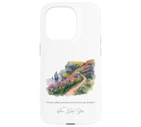 Carcasa para iPhone 15 Pro Pisar Suavemente Porque pisas mis sueños Irlanda Poeta