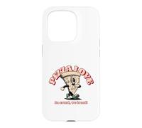Carcasa para iPhone 15 Pro Pizza Love In Crust We Trust (Declaración de Comida Divertida)