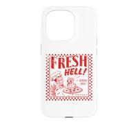 Carcasa para iPhone 15 Pro Pizza Satan Fresh Hell Satan Occult Satanic Lucifer