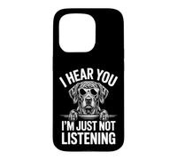 Carcasa para iPhone 15 Pro Plott Hounds Divertido Perro de Plott