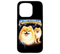 Carcasa para iPhone 15 Pro Pomeranian Metalhead Rock Music Festival de Guitarra Angry