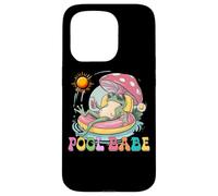 Carcasa para iPhone 15 Pro Pool Babe Lindo Rana Seta Retro Verano Vibes