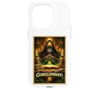 Carcasa para iPhone 15 Pro Póster artístico Gorilla Funny Ape Animal Secret Parody Society