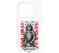 Carcasa para iPhone 15 Pro Póster de Historia marcial de Samurai Warrior Bold Ink