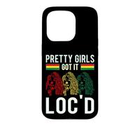 Carcasa para iPhone 15 Pro Pretty Girls Got It Loc'd Hair Afro Lover Melanina Dreadlock