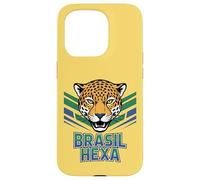 Carcasa para iPhone 15 Pro Pride Brasil Selecao Home Cheer Country Flag Spirit Game Day