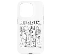 Carcasa para iPhone 15 Pro Profesor de Química Estudiante Laboratorio de Ciencias Vintage