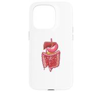 Carcasa para iPhone 15 Pro Profesor Divertido de la biología anatómica de la anatomía del Sistema digestivo