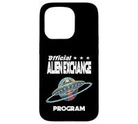 Carcasa para iPhone 15 Pro Programa Oficial DE Intercambio DE Extranjeros Divertidos alienígenas Ciencia ficción