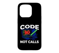 Carcasa para iPhone 15 Pro Programmer Code Not Calls Introvert Developer