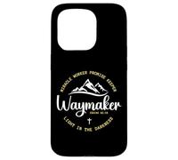 Carcasa para iPhone 15 Pro Promise Keeper Miracle Worker Waymaker Christian Mom Dad