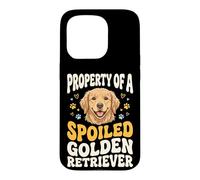 Carcasa para iPhone 15 Pro Property of A Spoiled Golden Retriever