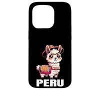 Carcasa para iPhone 15 Pro Proud Peruvian Llama Parade: Cultural Peru Pride Souvenir