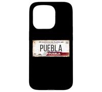 Carcasa para iPhone 15 Pro Puebla Mexico License Plate Mexican Travel Vacation Beach