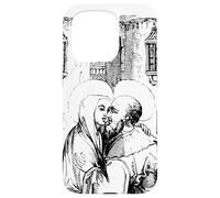 Carcasa para iPhone 15 Pro Puerta de San Joaquín y Ana, Arte católico Vintage Tradicional